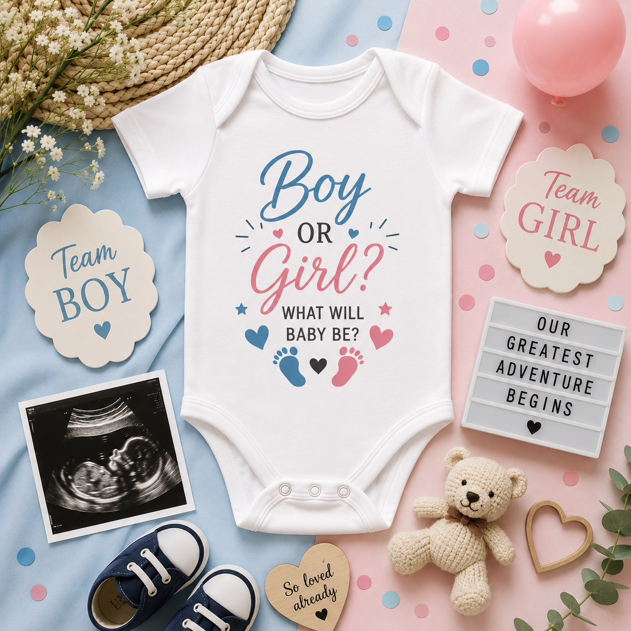 Boy or Girl? Baby Onesie