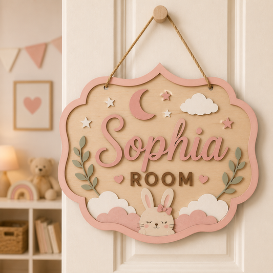 Personalized Nursery Door Sign