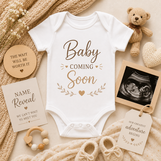 Baby Coming Soon Onesie
